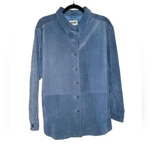 Bagatelle suede Blue suede jacket